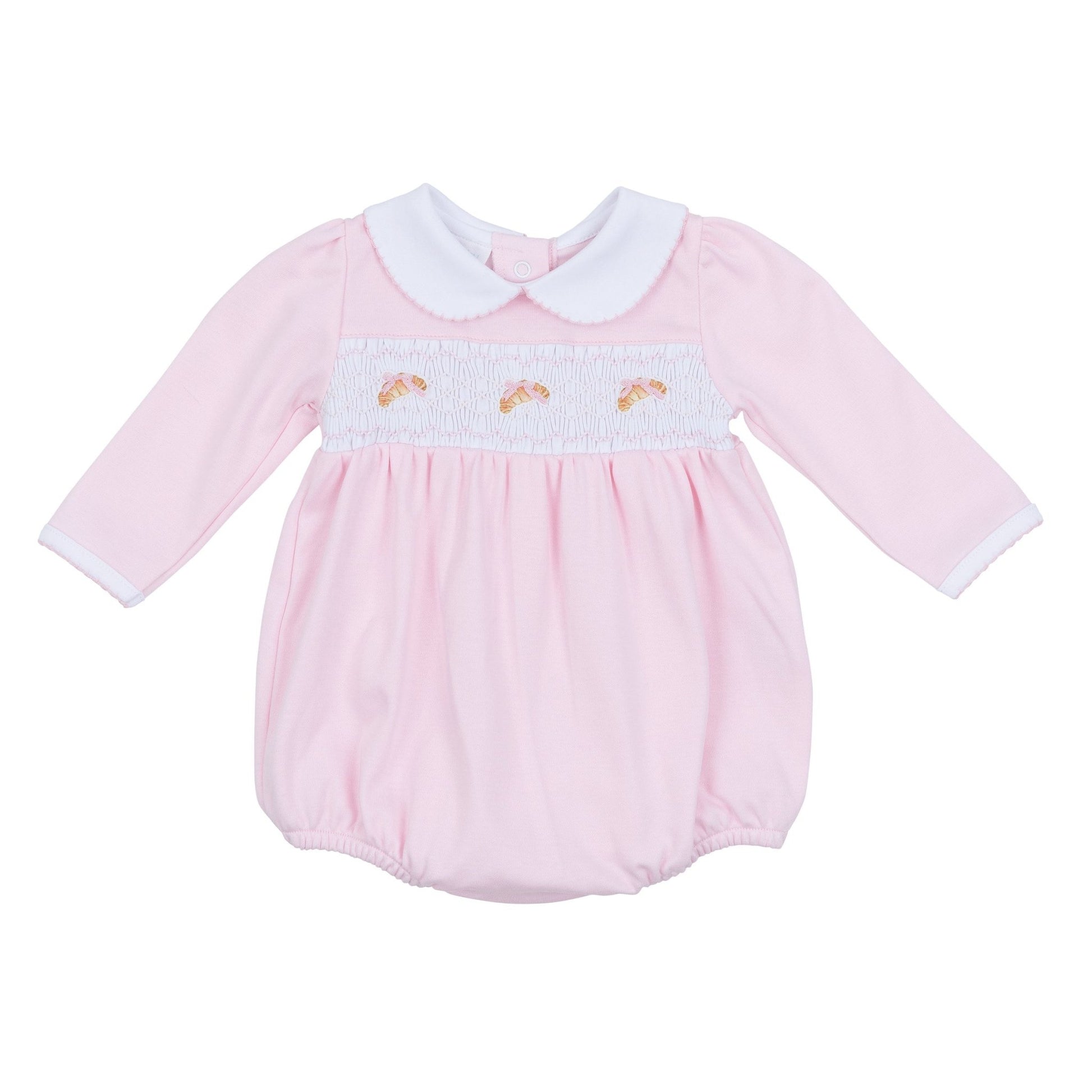 Petit Croissant Smocked Bubble - Magnolia BabyBubble