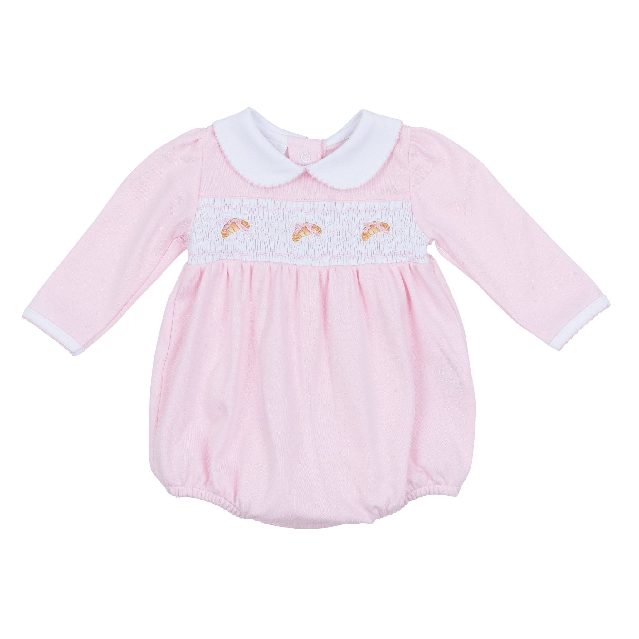 Petit Croissant Smocked Bubble - Magnolia BabyBubble