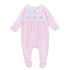 Petit Croissant Smocked Footie - Magnolia BabyFootie