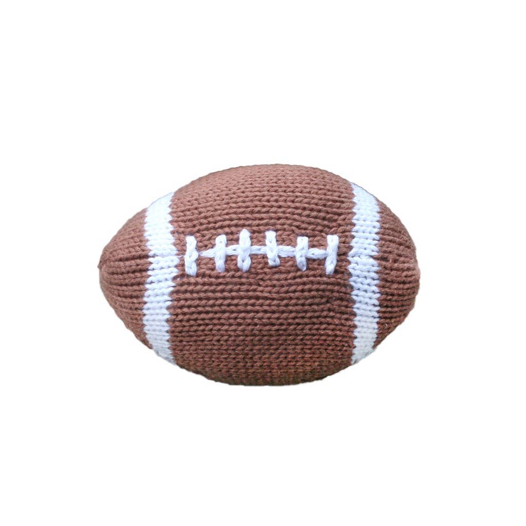 Petit Ami & Zubels_Phil the Football Knit Rattle_1