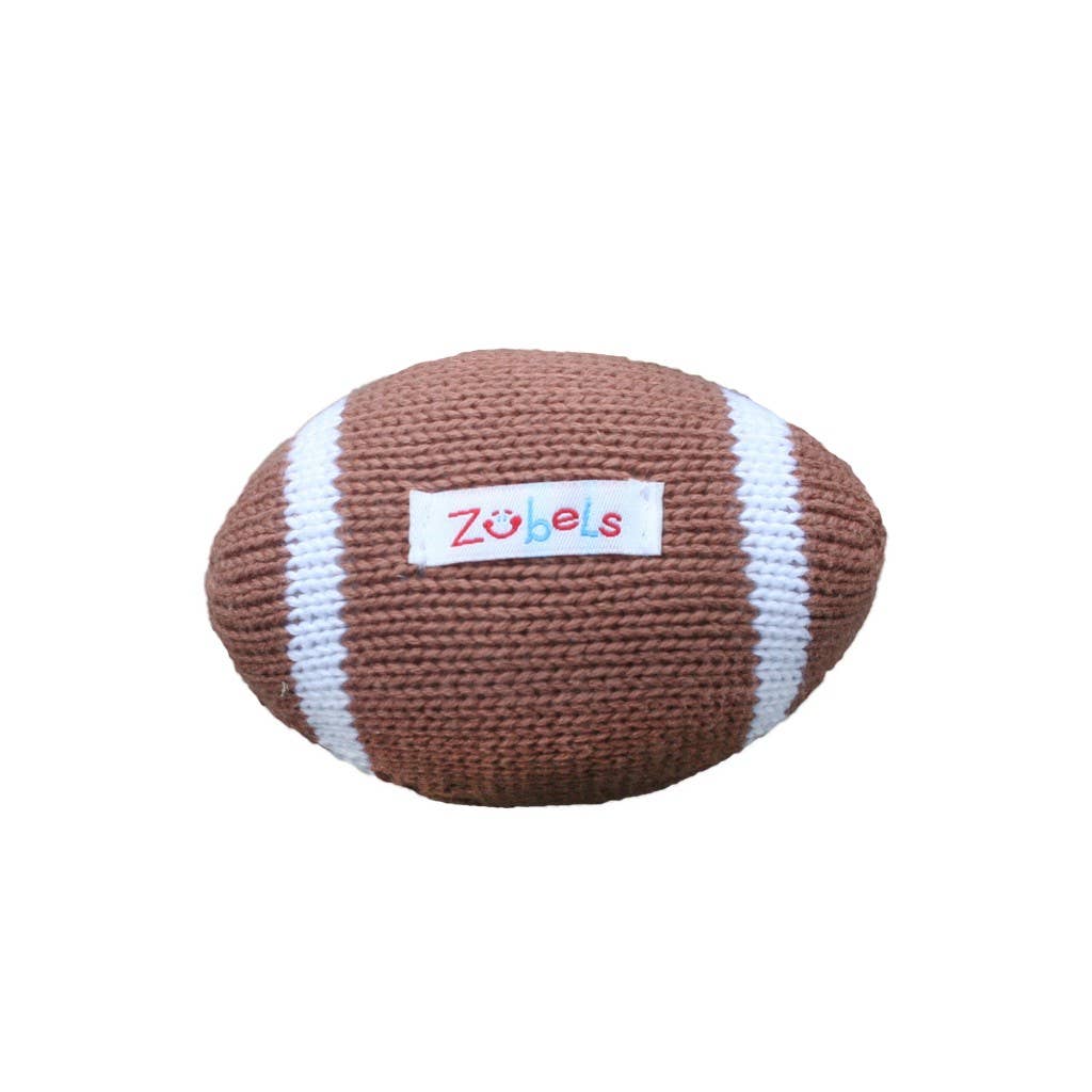 Petit Ami & Zubels_Phil the Football Knit Rattle_2