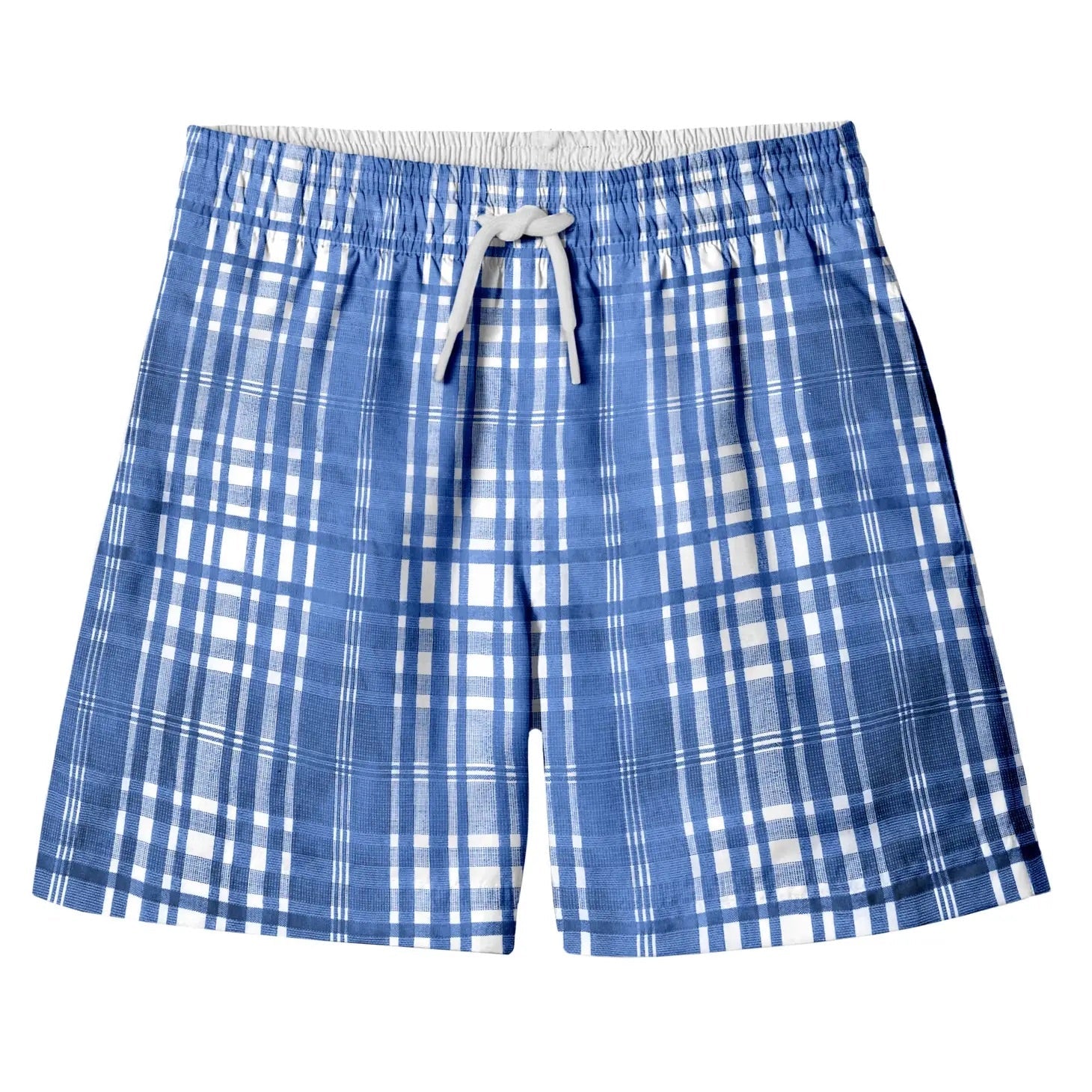 Picnic Plaid Board Shorts - Magnolia BabySwimwear