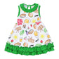 Picnic Time Print Sleeveless Dress - Magnolia BabyDress