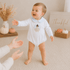 Magnolia Baby_Pilgrim Pals Applique Collared Long Sleeve Bubble - Light Blue_1