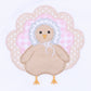 Magnolia Baby_Pilgrim Pals Applique Collared Long Sleeve Bubble - Pink_3