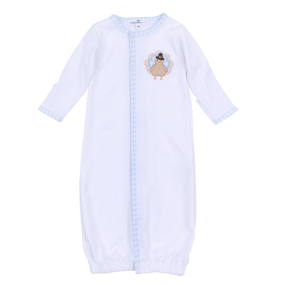 Pilgrim Pals Applique Converter - Light Blue - Magnolia BabyConverter Gown