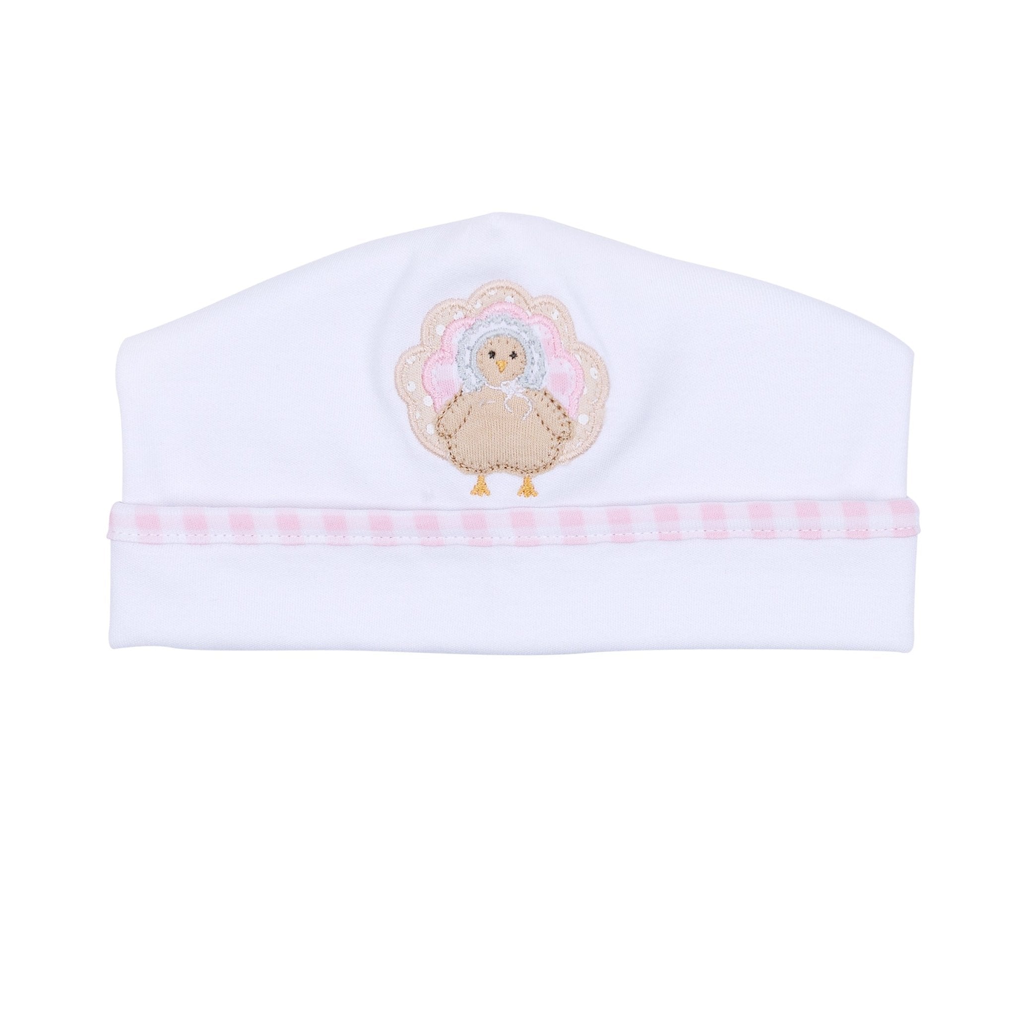 Pilgrim Pals Applique Hat - Pink - Magnolia BabyHat