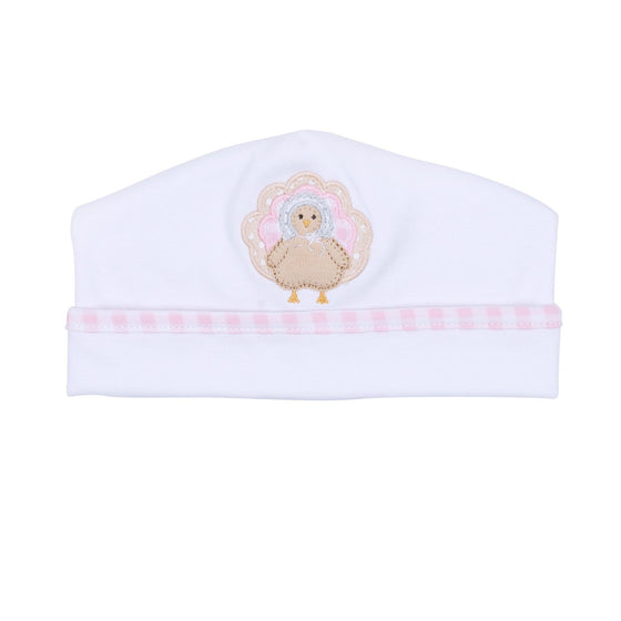 Pilgrim Pals Applique Hat - Pink - Magnolia BabyHat