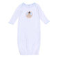 Pilgrim Pals Applique Lap Gown - Light Blue - Magnolia BabyGown