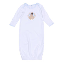  Pilgrim Pals Applique Lap Gown - Light Blue - Magnolia BabyGown