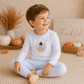 Magnolia Baby_Pilgrim Pals Applique Long Pajamas - Light Blue_1