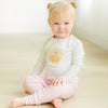 Pilgrim Pals Applique Long Pajamas - Pink - Magnolia BabyLong Pajamas