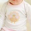 Pilgrim Pals Applique Long Pajamas - Pink - Magnolia BabyLong Pajamas