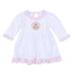 Pilgrim Pals Applique Long Sleeve Dress - Pink - Magnolia BabyDress