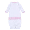 Pilgrim Pals Applique Ruffle Converter - Pink - Magnolia BabyConverter Gown