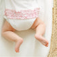 Pilgrim Pals Applique Ruffle Short Sleeve Bubble - Pink - Magnolia BabyBubble