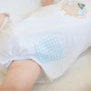 Pilgrim Pals Applique Short Sleeve Bubble - Light Blue - Magnolia BabyBubble
