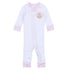 Pilgrim Pals Applique Zip Pajamas - Pink - Magnolia BabyZipper Pajamas