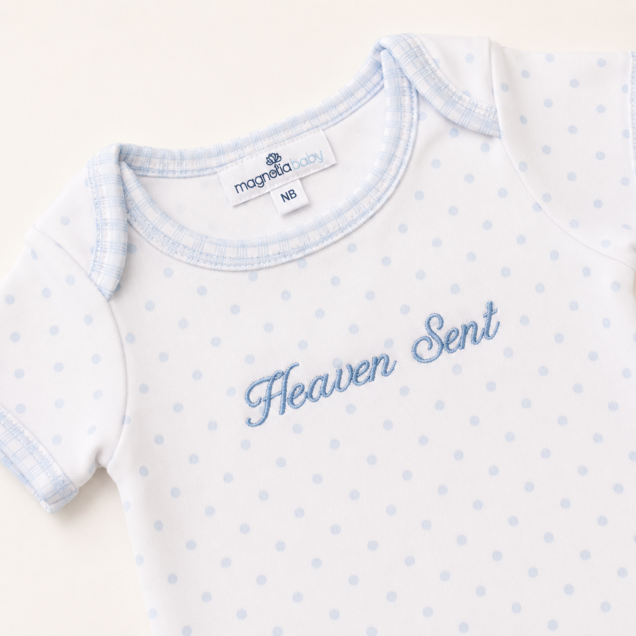 Heaven Sent Bodysuit - Light Blue