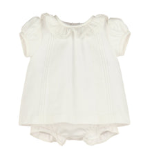  Pin Tuck Dress + Bloomers Set - Ivory - Magnolia BabyDress