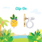 Pineapple Clip On Earrings - Magnolia BabyEarrings