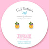Pineapple Clip On Earrings - Magnolia BabyEarrings