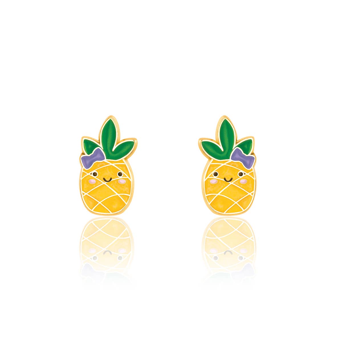 Pineapple Pierced Earrings - Magnolia BabyEarrings