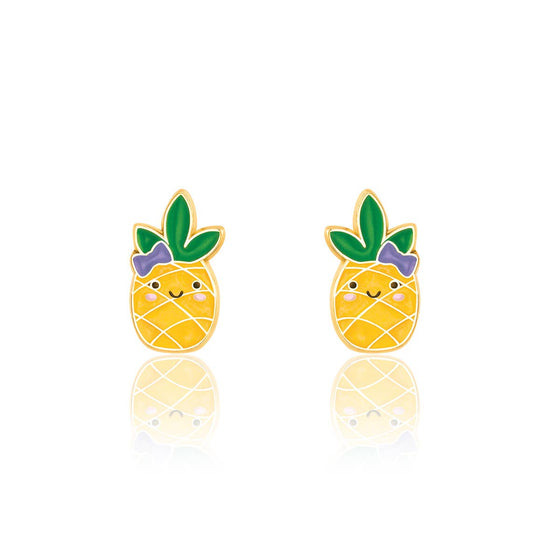 Pineapple Pierced Earrings - Magnolia BabyEarrings