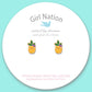 Pineapple Pierced Earrings - Magnolia BabyEarrings