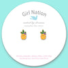 Pineapple Pierced Earrings - Magnolia BabyEarrings