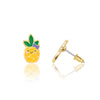 Pineapple Pierced Earrings - Magnolia BabyEarrings