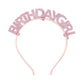 Pink Birthday Girl Headband - Magnolia BabyHeadband