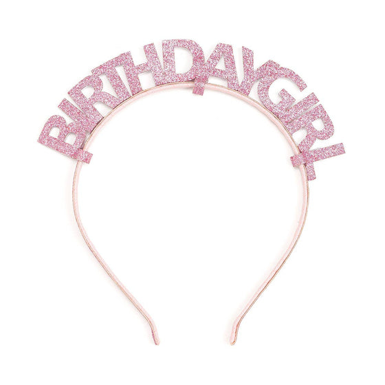 Pink Birthday Girl Headband - Magnolia BabyHeadband
