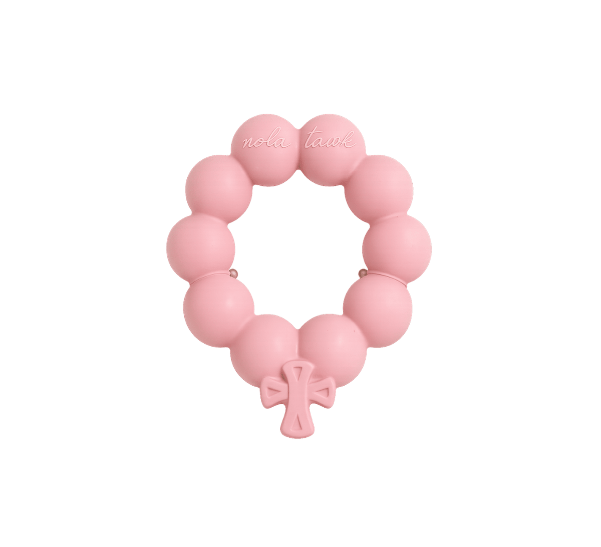Nola Tawk_Pink Blessing Beads Teether_1