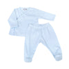 Pink & Blue Footed Pant Set - Blue - Magnolia Baby2pc Pant Set