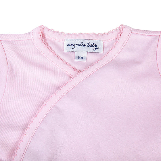 Pink & Blue Footed Pant Set - Pink - Magnolia Baby2pc Pant Set