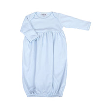  Pink & Blue Gathered Gown - Blue - Magnolia BabyGown