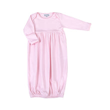  Pink & Blue Gathered Gown - Pink - Magnolia BabyGown