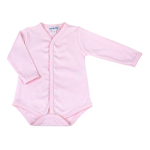  Pink & Blue Long Sleeve Bodysuit - Pink - Magnolia BabyBodysuit