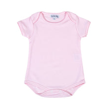  Pink & Blue Short Sleeve Lap Bodysuit - Blue - Magnolia BabyBodysuit