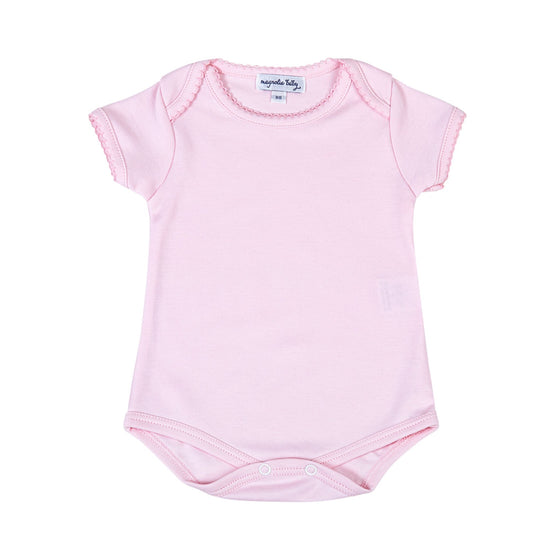 Pink & Blue Short Sleeve Lap Bodysuit - Blue - Magnolia BabyBodysuit