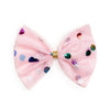 Pink Confetti Tulle Bow Clip - Magnolia BabyHair Clips