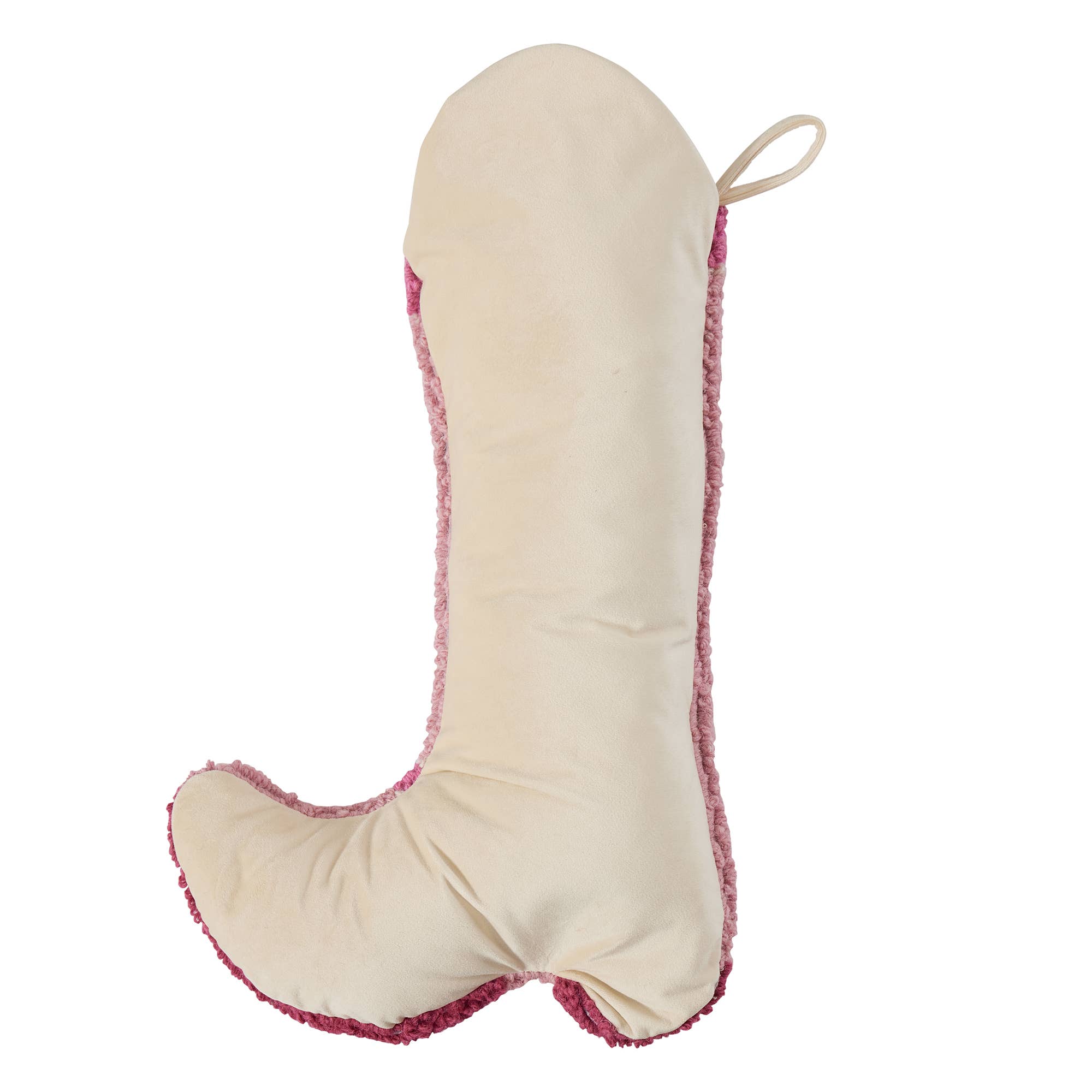 Pink Cowboy Boot Christmas Stocking - Western Themed Decor