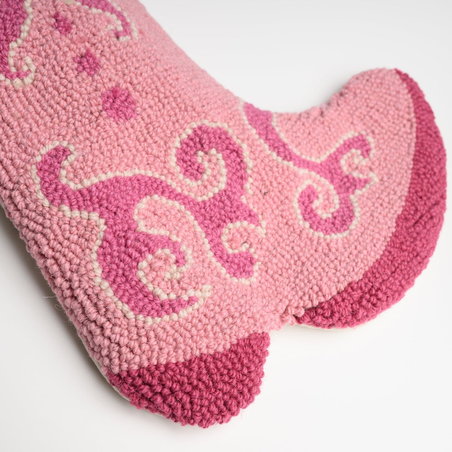 Pink Cowboy Boot Hook Stocking - Magnolia BabyStocking