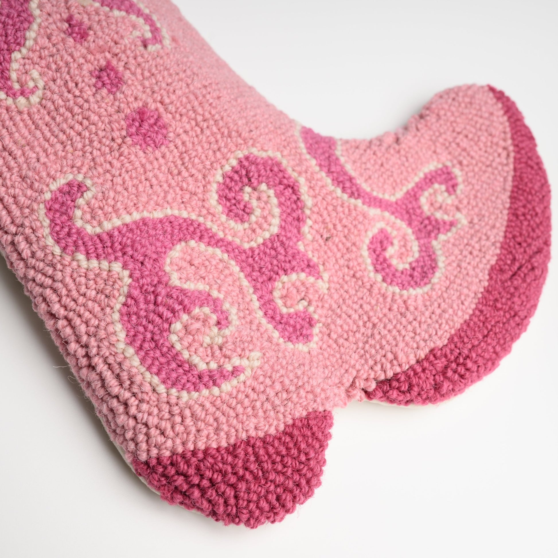 Pink Cowboy Boot Hook Stocking - Magnolia BabyStocking