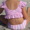 Pink Frilled Bikini Swimsuit - Magnolia BabySwimsuit