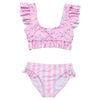 Pink Frilled Bikini Swimsuit - Magnolia BabySwimsuit
