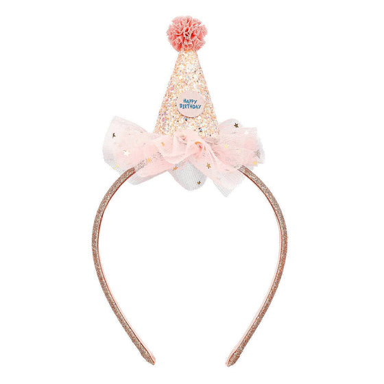 Pink & Gold Birthday Crown - Magnolia BabyParty Hat
