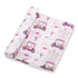 Pink Golf Cotton Muslin Swaddle Blanket - Magnolia BabySwaddle Blanket