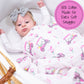 Pink Golf Cotton Muslin Swaddle Blanket - Magnolia BabySwaddle Blanket